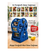 Ahşap Fotoğraflı Değirmen