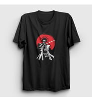 Presmono Unisex Siyah Kenpachi V3 Anime Bleach T-Shirt 127888tt