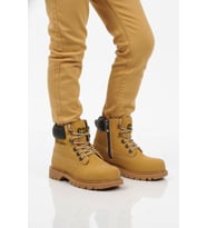 CONTEYNER Camel Nubuk Kaymaz Unisex Çocuk Bot 921 F