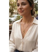 Northcity 316L Çelik Zincir Gold Renk Model Kadın Kolye