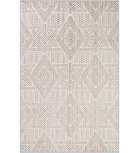 Eliana Home Baskılı, Yıkanabilir Kaymaz Taban Salon Halısı LNA1242 100x150 cm (Kahverengi)