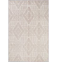 Eliana Home Baskılı, Yıkanabilir Kaymaz Taban Salon Halısı LNA1242 100x150 cm (Kahverengi)
