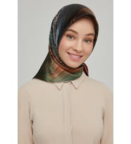 ARMİNE İPEK EŞARP 8602D (SURA) (NOSTALJİ)-04 (Çok Renkli)