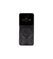 Xiaomi Poco C61 Kılıf Joy Lens Standlı Kapak - Siyah