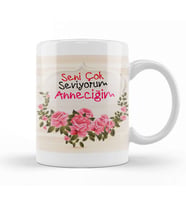 Anneler Günü Annelere Hediye 051 Kupa Bardak Porselen