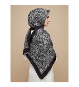 Zarif, Yaprak Desenli Soft Şal 70 x180