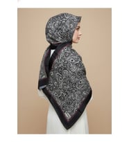 Zarif, Yaprak Desenli Soft Şal 70 x180