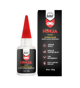 Selsil Ninja Genel Amaçlı Japon Yapıştırıcı 20 gr. (Şeffaf)