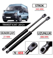 Bagaj Amortisörü Transit V.347 2012 +