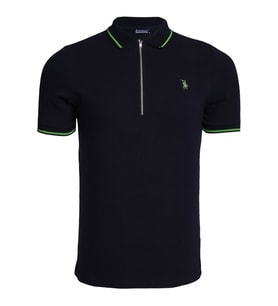 T8595 DEWBERRY ERKEK TSHIRT-LACİVERT