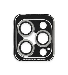 Joko  İphone 15 Pro Max Pvd Metal Kamera Lens - Gümüş