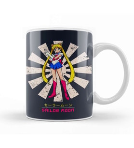 Sailor Moon Retro Japanese Kupa Bardak Porselen