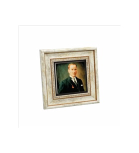 Mustafa Kemal Atatürk Baskılı Taş Tablo 25X25