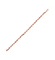 Burgu Zincir Gümüş Bileklik (Rose Gold Altın)