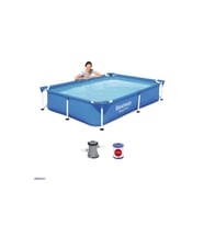 Bestway Prefabrik Havuz Seti 221x150x43cm   DevirdaimMotoru BW401