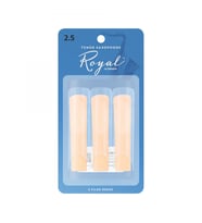 D'Addario RKB0325 Royal Tenor Saksafon Kamışı No: 2.5 (Orta Seviye/Eğitim) - 3'lü Paket  En Popüler Sertlik, Dengeli Ton ve Üstün Esneklik