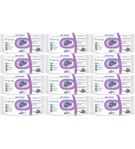 Bingo Clean Yüzey Temizlik Havlusu 96 Yaprak Lavanta Kokulu Plastik Kapaklı (12 Li Set) 1152 Yaprak