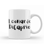 Leonardo DiCaprio Artwork Kupa Bardak Porselen