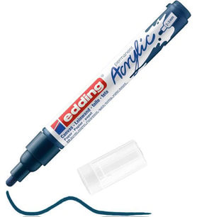 Edding 5100 Akrilik Boyama Markörü 2-3 mm GECE MAVİSİ 