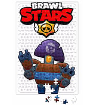 Brawl Stars Darryl Puzzle 240 Parça Yapboz
