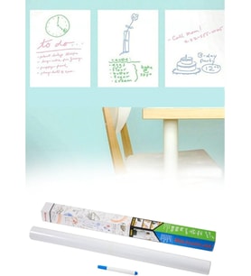 Silinebilir Kalemli Sticker Duvara Yapışabilen Yazı Tahtası 60x100 cm