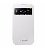 Galaxy S4 i9500 ile Uyumlu S View Cover KılıfBeyaz EF-CI950BWEGWW
