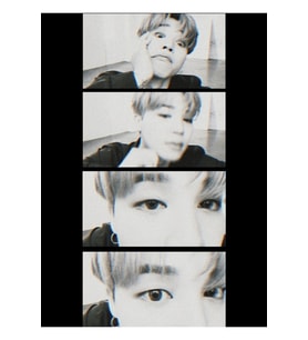 Jimin Yuvarlanan Taş Estetik Tablo Ahşap Poster Dekoratif Kod1304