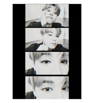 Jimin Yuvarlanan Taş Estetik Tablo Ahşap Poster Dekoratif Kod1304