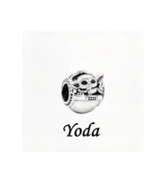 Starwars Usta Yoda Charm 925 Ayar Gümüş