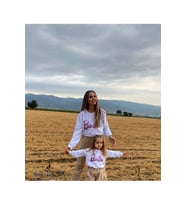 Anne Kız Barbie Eşofman Takımı (tek takım) (Beyaz)