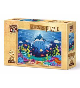 Art Kids Okyanus Trafiği 100 Parça Ahşap Puzzle