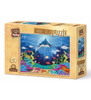 Art Kids Okyanus Trafiği 100 Parça Ahşap Puzzle