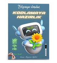Bilgisayar Olmadan Kodlamaya Hazırlık YAZ-SİL Kitabı (3-9 YAŞ)