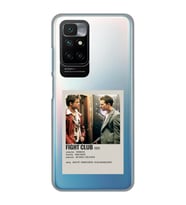 Redmi 10 2022 Uyumlu Fight Club Minimalist Poster Desenli Şeffaf Telefon Kılıfı