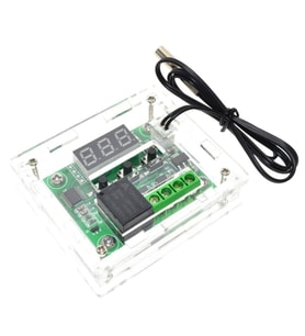 Kutulu W1209 12V DC Dijital Termostat Sıcaklık Kontrol Devresi Sensörlü