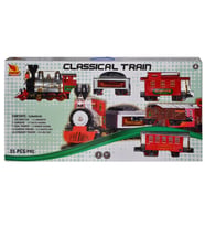 Nessiworld 1555 Klasik Tren Seti Sesli ve Işıklı 35 Parça