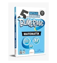 Günay 5.Sınıf Matematik Akıllı Etkinlikli Kitap Bumerang Serisi