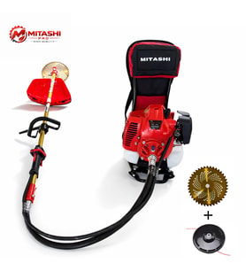 Mitashi Pro 52cc Benzinli Sırt Tırpan – Profesyonel Ağır Hizmet Ot Çim Biçme Makinesi