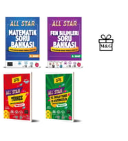 8.Sınıf All Star Matematik Fen Bilimleri Türkçe Ve T.C. İnkılap Tarihi Ve Atatürkçülük Soru Bankası