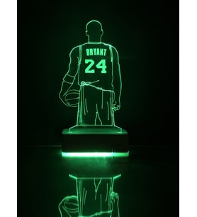 Hediyelik KOBE BRYANT 16 Renk Dekoratif Lamba