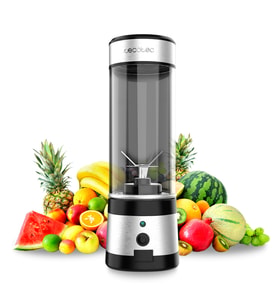 WanderlustMix USB Şarjlı Taşınabilir Smoothie Blender 400 ml Kablosuz, Titanyum Bıçak