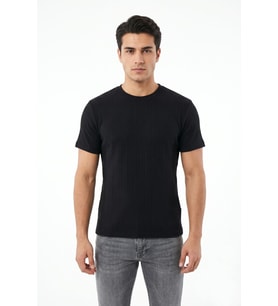 Erkek Sıfıryaka Triko Tişört Regular Kalıp BGL-ST05566