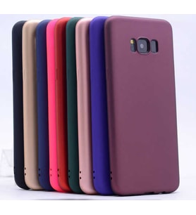 Samsung Galaxy S8 Plus Uyumlu Kılıf Zore Premier Silikon Kapak
