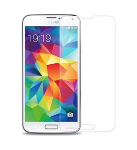 Samsung Galaxy S5 Mini Uyumlu Ekran Koruyucu Screen Protector Tempered Glass Kristal Netliğinde %100 HD Görüntü, Yüksek Kalite Kırılmaz Temperli Cam (Şeffaf)