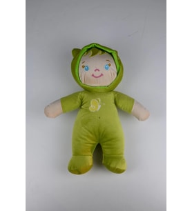 İlk Soft Bebeğim Bez Bebek Yeşil
