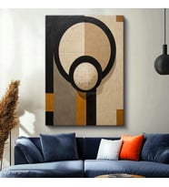 Dikey Kanvas Tablo Soyut Geometrik Küre Soyut Tablo Ev Ofis Duvar Dekoru
