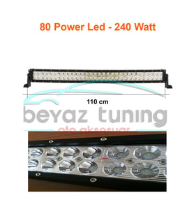 Off Road Sis Lambası Ledli Led bar 110CM 240W Düz