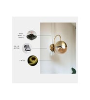 YENİ KÜRE PİLLİ APLİK ESKİTME BAL CAMLI