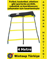 #AntrenmanMalzemesi Futbol Basketbol Spor Koordinasyon Çabukluk Çantalı Antrenman Merdiveni 4 Metre