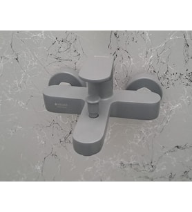 KERASUS ELVİN SERİSİ - MİX BANYO BATARYASI 35Ø ANTRASİT GRİ